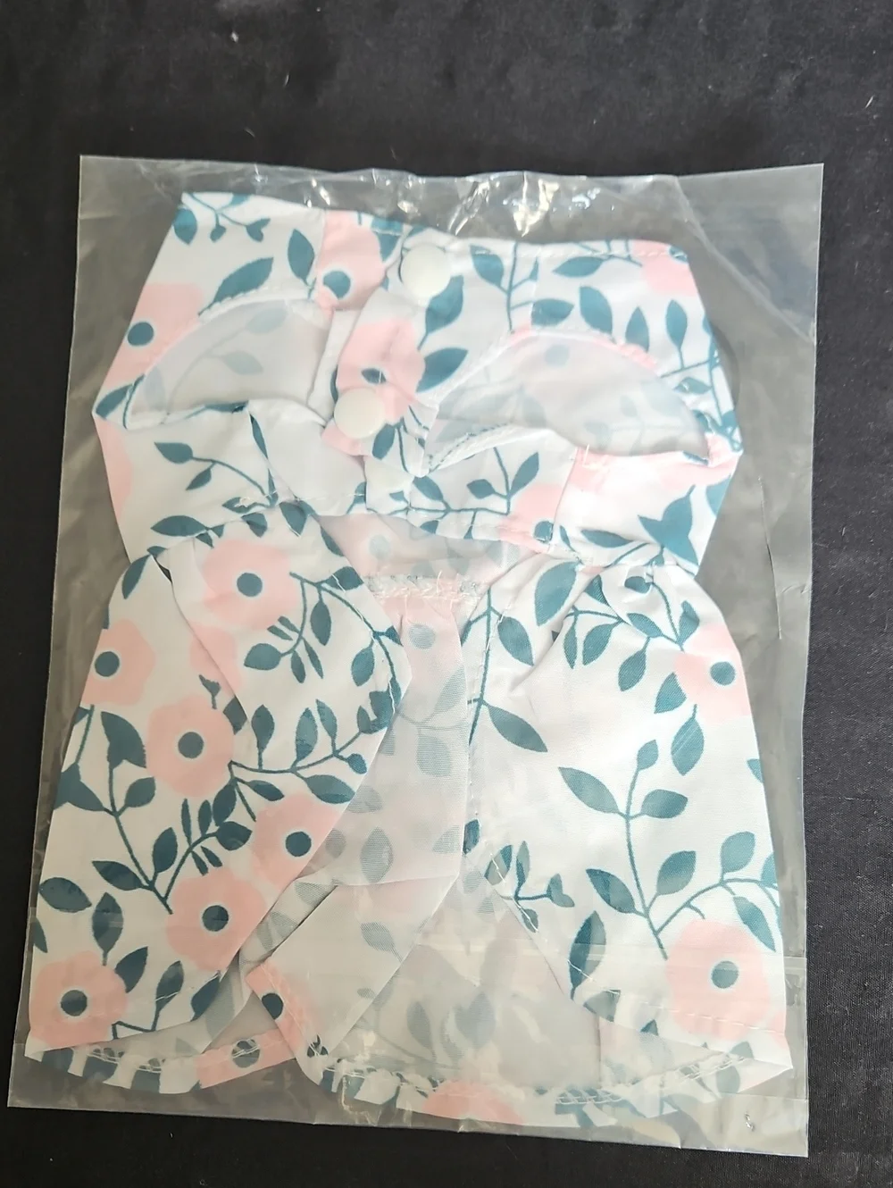 Floral Pink Bow Dress Top - XS